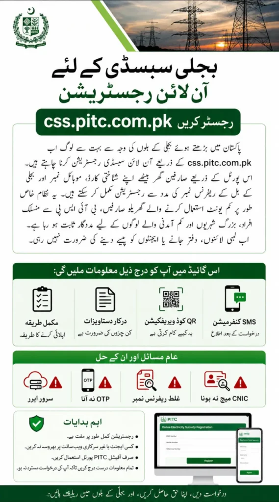 css.pitc.com.pk Online Registration Step by Step Guide